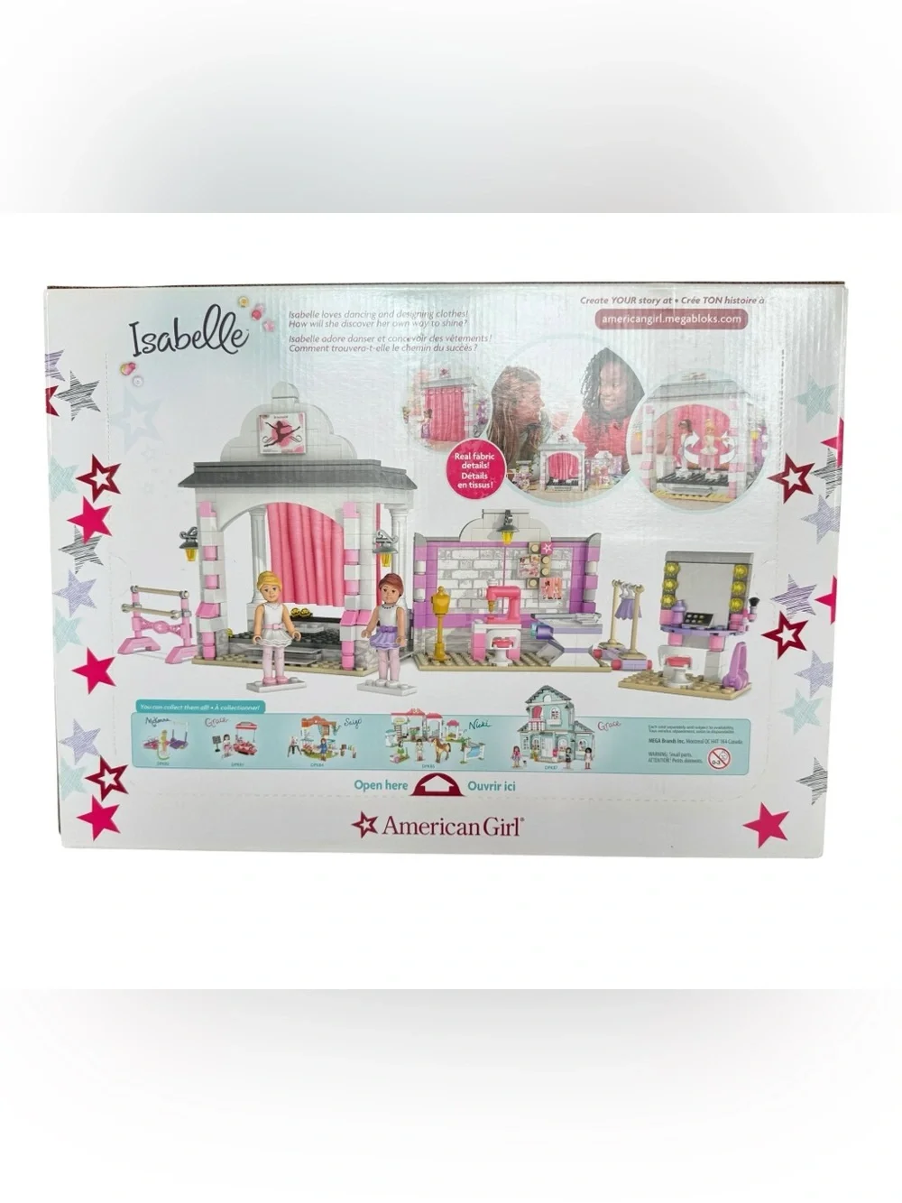 American Girl Isabelle's Ballet Recital Playset - Mega Construx Lego set Graces